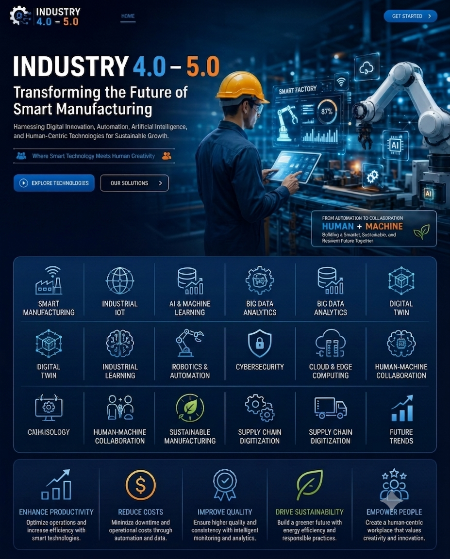 Industry 4.0 and 5.0 Training Program